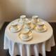 Rare G7962 6 Set Minton Gold Encrusted Demitasse Set Mint 5th Ave Ny Collamore