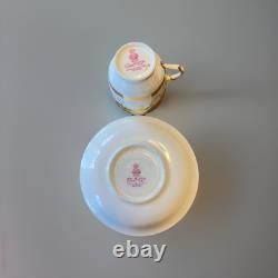 Rare G7962 6 Set Minton GOLD ENCRUSTED Demitasse Set Mint 5th Ave NY Collamore