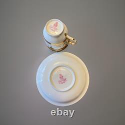 Rare G7962 6 Set Minton GOLD ENCRUSTED Demitasse Set Mint 5th Ave NY Collamore