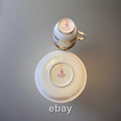 Rare G7962 6 Set Minton GOLD ENCRUSTED Demitasse Set Mint 5th Ave NY Collamore