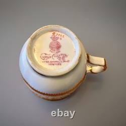 Rare G7962 6 Set Minton GOLD ENCRUSTED Demitasse Set Mint 5th Ave NY Collamore