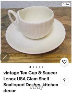 Rare! Lenox Demitasse 10-pc. Green Stamp Esspresso Set Stunning Collectibles