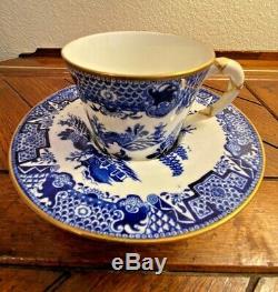 Rare, Royal Worcester Willow Demitasse Tremblere(tm)s Cup & Saucer 1869 England