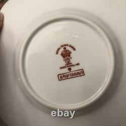 Rare Set 4 Royal Crown Derby DOG Demitasse Cups Saucers Artist Signed Stunning 1