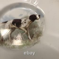 Rare Set 4 Royal Crown Derby DOG Demitasse Cups Saucers Artist Signed Stunning 3