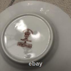 Rare Set 4 Royal Crown Derby DOG Demitasse Cups Saucers Artist Signed Stunning 3