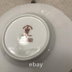 Rare Set 4 Royal Crown Derby DOG Demitasse Cups Saucers Artist Signed Stunning 3