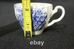 Rare Set of 11 Cups & 12 Saucers HAPPY ENGLAND Demitasse Johnson Brothers