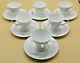 Raymond Loewy Form 2000 For Rosenthal Bunte Blatter Six Demitasse Cup/saucer