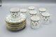 Raynaud Ceralene Limoges Lafayette 7 Demitasse Cup & 8 Saucers Free Usa Shipping