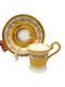 Raynaud Doppio Normale Chocolate Demitasse Cup Saucer Double Gold Guilt