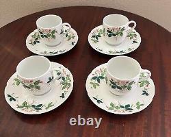 Raynaud Limoges George Sand Demitasse cup and saucer Set of 4 each RARE Vintage