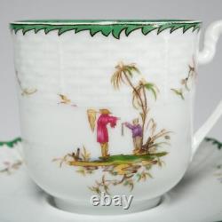 Raynaud Limoges Si Kiang Demitasse 6 Teacups 6 Saucers Numbers 1 6 Complete Set