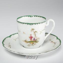 Raynaud Limoges Si Kiang Demitasse 6 Teacups 6 Saucers Numbers 1 6 Complete Set