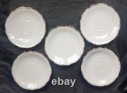 Retsch Espresso Demitasse Set 5 Cups Saucers Wunsiedel Bavaria Germany Vntg