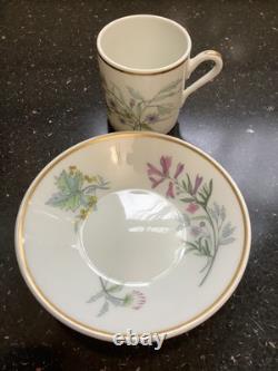 Richard Ginori 1735 Porcelain Primavera Demitasse Cups & Saucers 15 Sets-italy