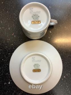 Richard Ginori 1735 Porcelain Primavera Demitasse Cups & Saucers 15 Sets-italy