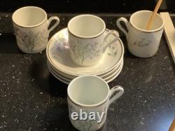 Richard Ginori 1735 Porcelain Primavera Demitasse Cups & Saucers 15 Sets-italy
