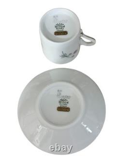 Richard Ginori 1735 Porcelain Primavera Demitasse Cups & Saucers Set Of 12