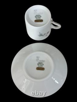 Richard Ginori 1735 Porcelain Primavera Demitasse Cups & Saucers Set Of 12