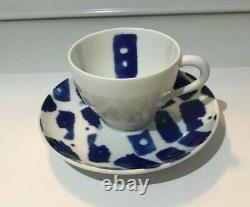 Richard Ginori 1735 VENEZIA Set of 6 Demitasse Cups Saucers -Paola Navone NEW