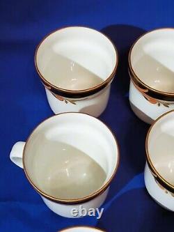 Richard Ginori BOLERO Espresso/Demitasse Cups & Saucers 7 Sets MINT