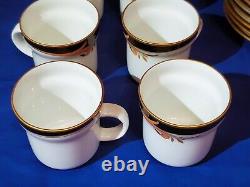 Richard Ginori BOLERO Espresso/Demitasse Cups & Saucers 7 Sets MINT