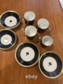 Richard Ginori Contessa Demitasse Espresso Cups + Saucers