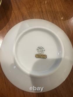 Richard Ginori Contessa Demitasse Espresso Cups + Saucers