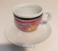 Richard Ginori Illy Collection Set Of 6 Espresso Demitasse Cups & Saucers Italy