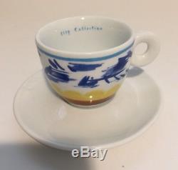 Richard Ginori Illy Collection Set Of 6 Espresso Demitasse Cups & Saucers Italy