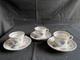 Richard Ginori Italian Fruit Demitasse Cups & Saucers Set Of 3 Made In Italy
