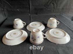 Richard Ginori Italian Fruit Demitasse Cups & Saucers Set of 3 Made in Italy