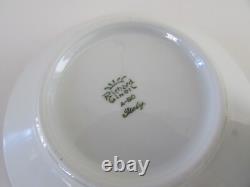 Richard Ginori Italy Red Currant Berry Demitasse Espresso Cups & Saucers Set 4