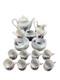 Richard Ginori Savona Demitasse Set For 12 Teapot Sugar Creamer Cups Saucers