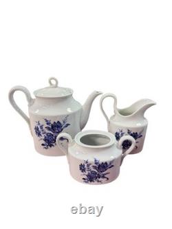Richard Ginori Savona Demitasse Set For 12 Teapot Sugar Creamer Cups Saucers