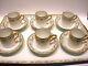 Richard Ginori Set Of 6 Demitasse Cups And Saucers With Tray Fantastic Quality