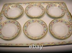 Richard Ginori Set Of 6 Demitasse Cups And Saucers With Tray Fantastic Quality