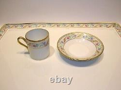 Richard Ginori Set Of 6 Demitasse Cups And Saucers With Tray Fantastic Quality