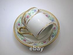 Richard Ginori Set Of 6 Demitasse Cups And Saucers With Tray Fantastic Quality