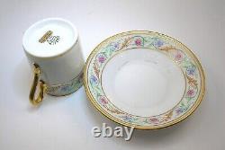 Richard Ginori Set Of 6 Demitasse Cups And Saucers With Tray Fantastic Quality