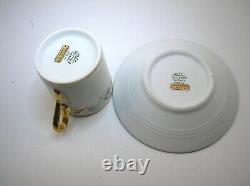 Richard Ginori Set Of 6 Demitasse Cups And Saucers With Tray Fantastic Quality