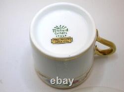 Richard Ginori Set Of 6 Demitasse Cups And Saucers With Tray Fantastic Quality