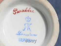 Richard Klemm Dresden Portrait Scene Hand Painted Demitasse Cup & Saucer Germany