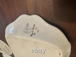 Rihiya Bavaria Porcelain Espresso Set Tray Cups Saucers Hand Painted Gold