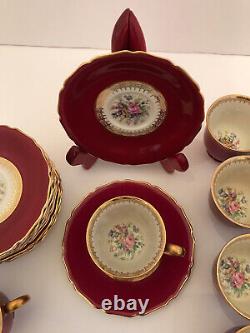 Rosenthal Bavaria Continental Ivory Demitasse Cups And Saucers, Service For 12