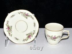 Rosenthal Classic Rose Sanssouci 6 DEMITASSE CUPS & SAUCERS Ivory Gold Unused Rosenthal Classic Rose Sanssouci 6 DEMITASSE CUPS & SAUCERS Ivory Gold Unused