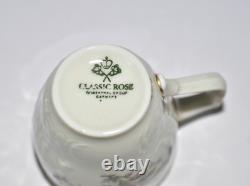 Rosenthal Classic Rose Sanssouci 6 DEMITASSE CUPS & SAUCERS Ivory Gold Unused Rosenthal Classic Rose Sanssouci 6 DEMITASSE CUPS & SAUCERS Ivory Gold Unused