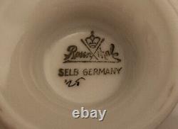 Rosenthal Helena Set Of 12 Demitasse Cups And Saucers! Selb, Bavaria 1950's MCM