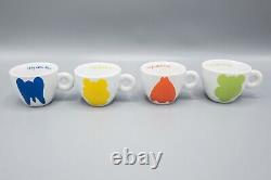 Rosenthal Illy Collection 2001 Jeff Koons Demitasse 4 Cups & 6 Saucers